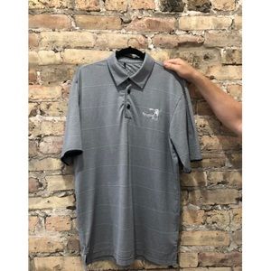 Grey Adidas Spyglass hill polo